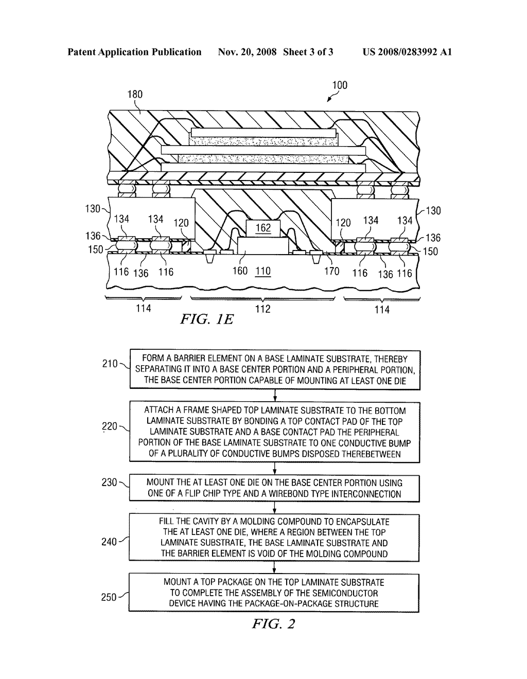 Multi layer low cost cavity substrate fabrication for pop packages - diagram, schematic, and image 04