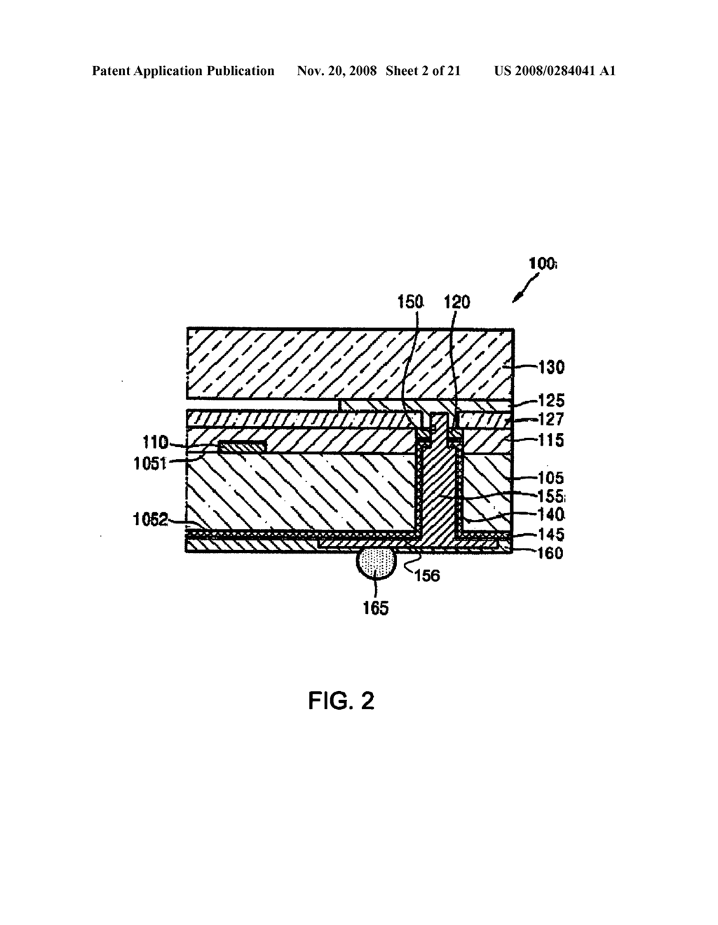 SEMICONDUCTOR PACKAGE WITH THROUGH SILICON VIA AND RELATED METHOD OF FABRICATION - diagram, schematic, and image 03