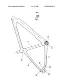 Rear Bicycle Frame Structure diagram and image