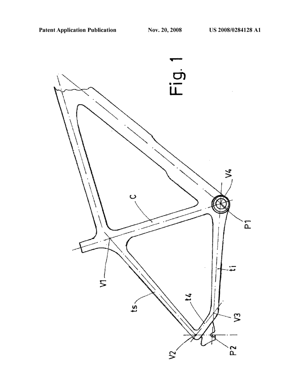 Rear Bicycle Frame Structure - diagram, schematic, and image 02