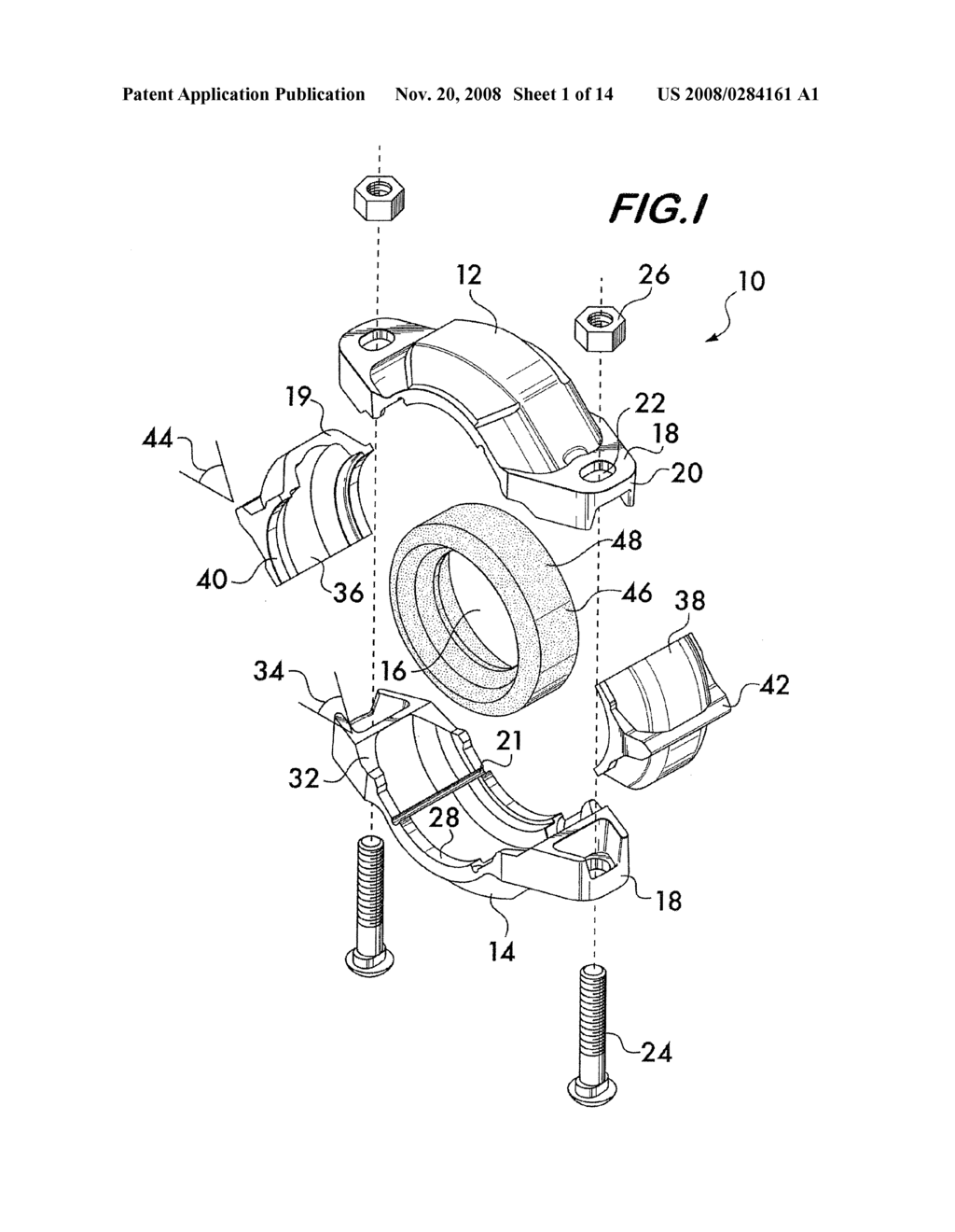 PIPE COUPLING HAVING MOVABLE GRIPPING BODIES - diagram, schematic, and image 02