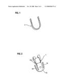 Device for fixing a door or flap diagram and image