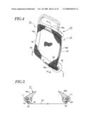 Chair and the Structure for Stretching a Mesh Over an Element of the Chair diagram and image