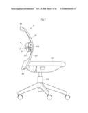 Backrest For Chair diagram and image