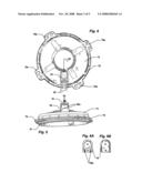 Water-resistant electric motor diagram and image