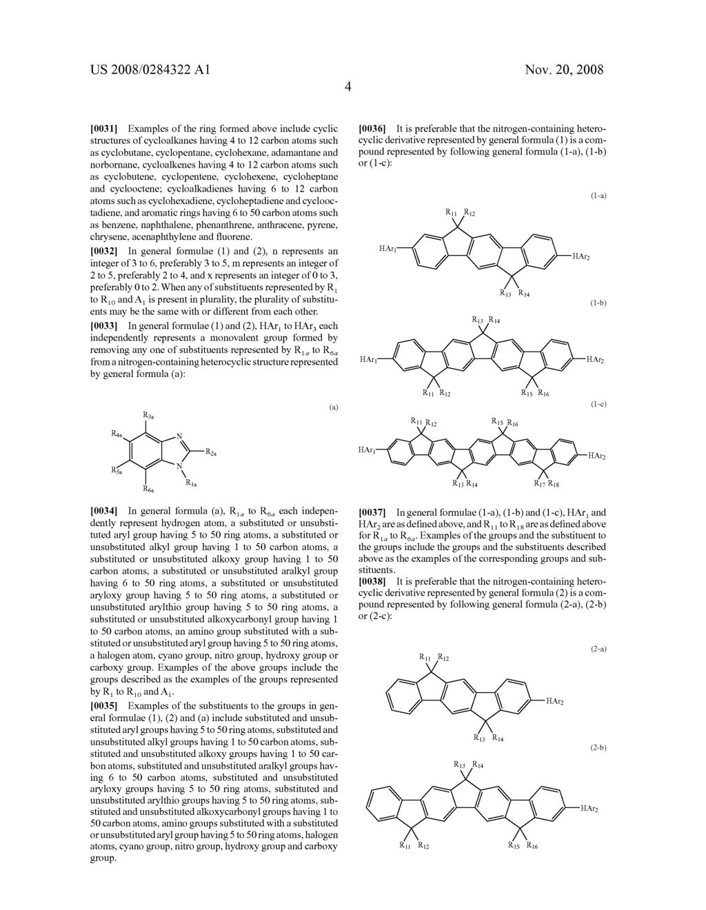 Nitrogenous Heterocyclic Derivative and Organic Electroluminescence Device Making Use of the Same - diagram, schematic, and image 05