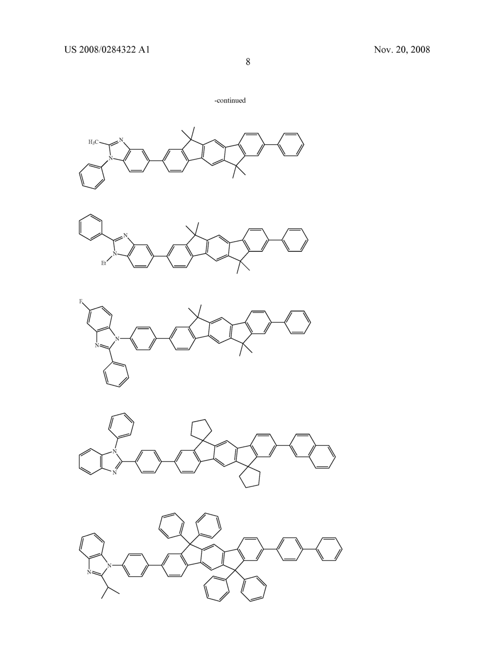 Nitrogenous Heterocyclic Derivative and Organic Electroluminescence Device Making Use of the Same - diagram, schematic, and image 09