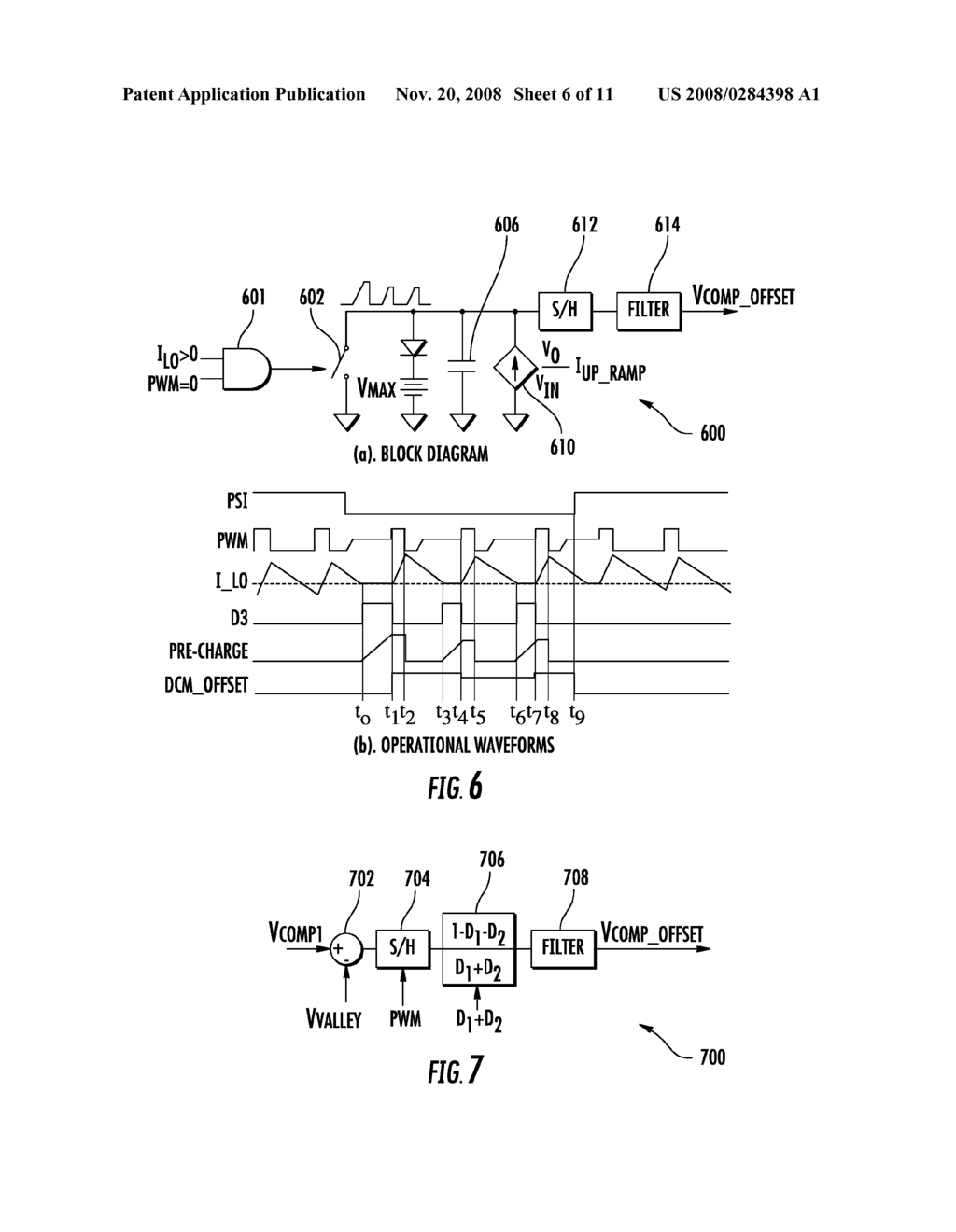 Controller having comp node voltage shift cancellation for improved discontinuous conduction mode (DCM) regulator performance and related methods - diagram, schematic, and image 07