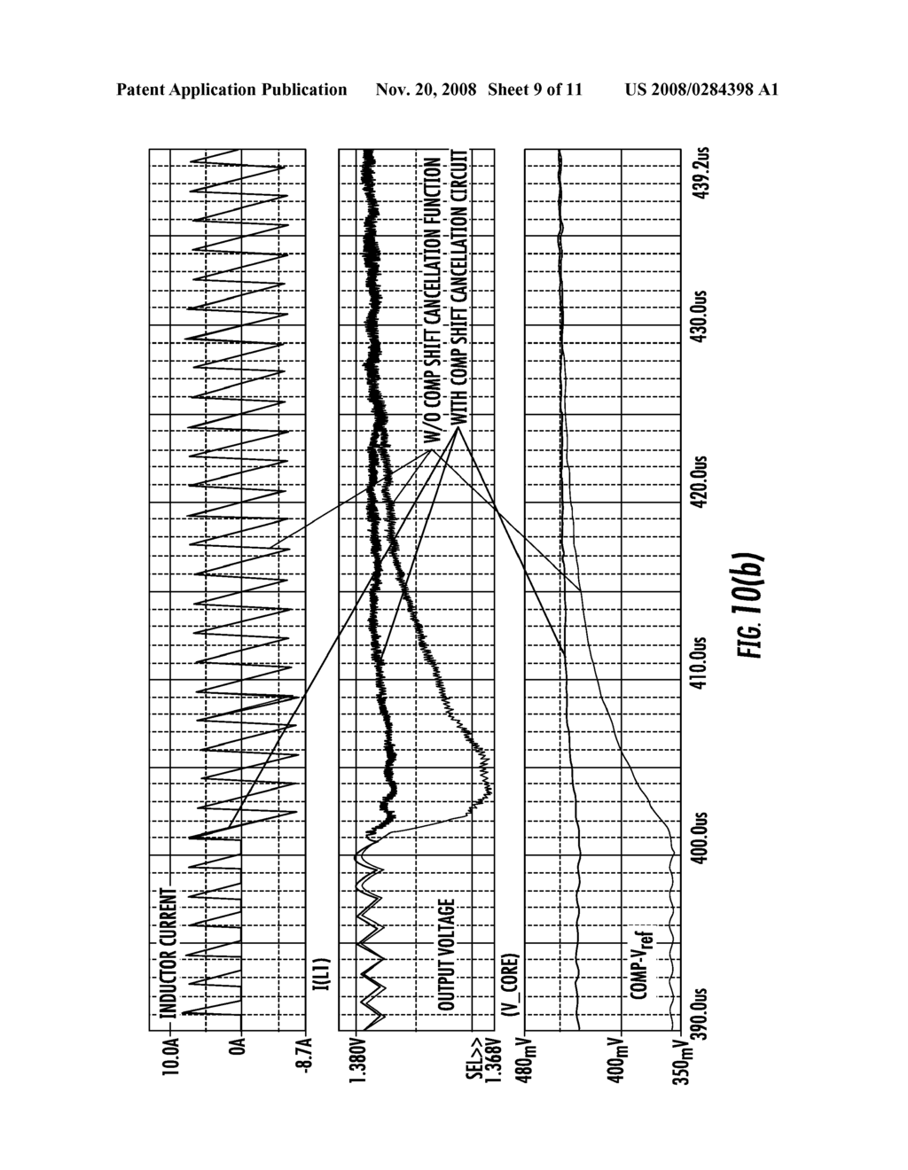 Controller having comp node voltage shift cancellation for improved discontinuous conduction mode (DCM) regulator performance and related methods - diagram, schematic, and image 10