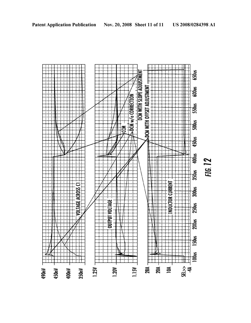 Controller having comp node voltage shift cancellation for improved discontinuous conduction mode (DCM) regulator performance and related methods - diagram, schematic, and image 12