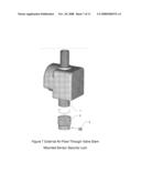 External Air-Flow-Through Valve Stem Mounted Tire Pressure Monitoring Apparatus diagram and image