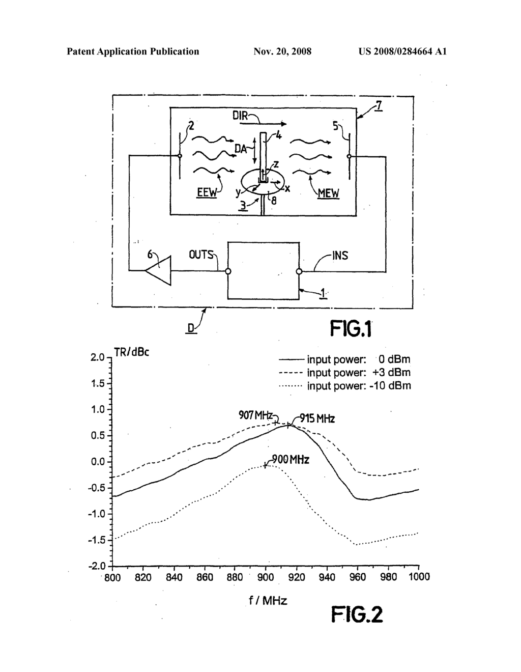 Method of and Device for Determining at Least One Characteristic Parameter of a Resonant Structure - diagram, schematic, and image 02