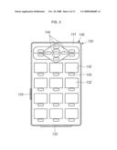 DISPLAY FOR MULTI-FUNCTION KEYPAD AND ELECTRONIC DEVICE HAVING THE SAME diagram and image