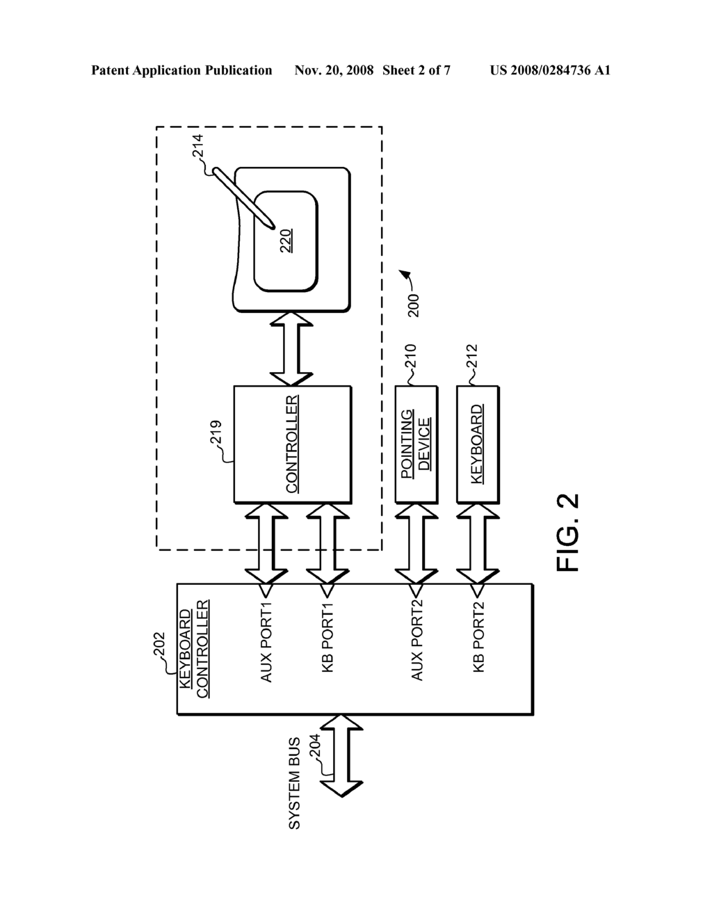 PROXIMITY SENSOR DEVICE AND METHOD WITH KEYBOARD EMULATION - diagram, schematic, and image 03