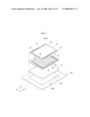 DISPLAY FOR A KEYPAD AND ELECTRONIC DEVICE HAVING THE SAME diagram and image