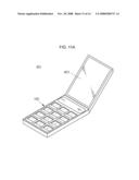 DISPLAY FOR A KEYPAD AND ELECTRONIC DEVICE HAVING THE SAME diagram and image