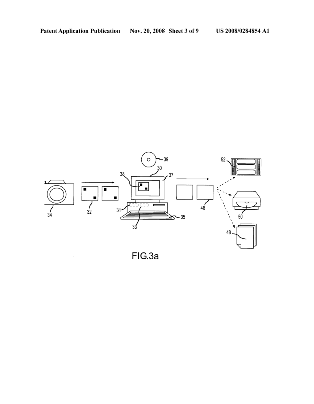 System and method of static pattern removal from movies captured using a digital CCD camera - diagram, schematic, and image 04