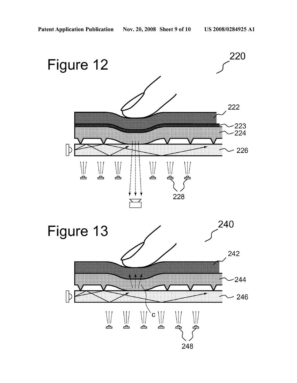 MULTI-TOUCH SENSING THROUGH FRUSTRATED TOTAL INTERNAL REFLECTION - diagram, schematic, and image 10