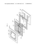 Micro-actuation element provided with torsion bars diagram and image