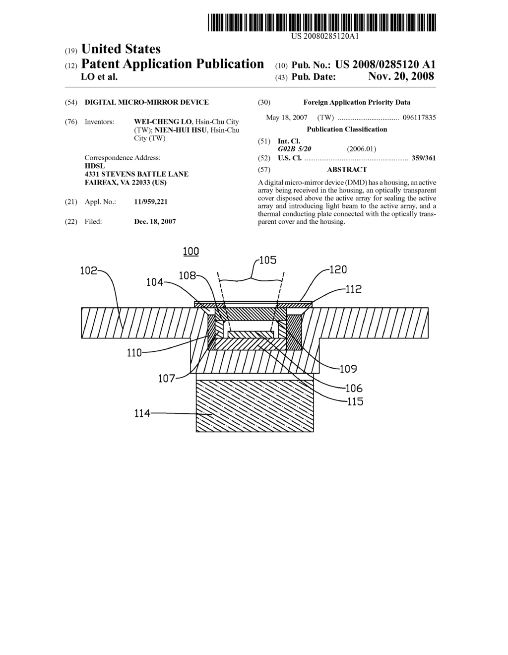 Digital Micro-Mirror Device - diagram, schematic, and image 01