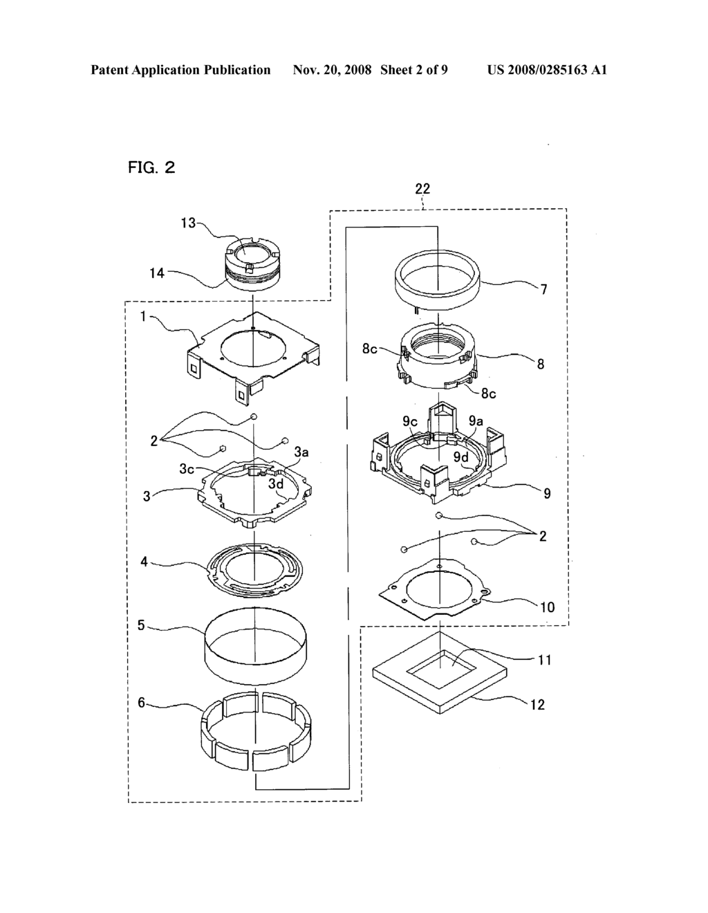 Actuator, method for manufacturing same, imaging device, and mobile electronic apparatus - diagram, schematic, and image 03