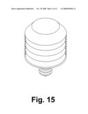 Self-contained full light cut-off light pollution-free bulb diagram and image