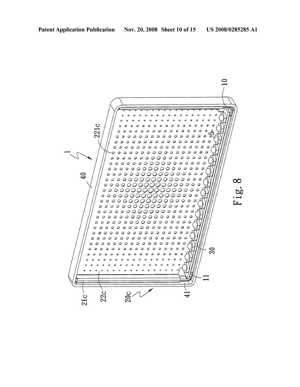 Light-Emitting Diode heat-dissipating module - diagram, schematic, and image 11