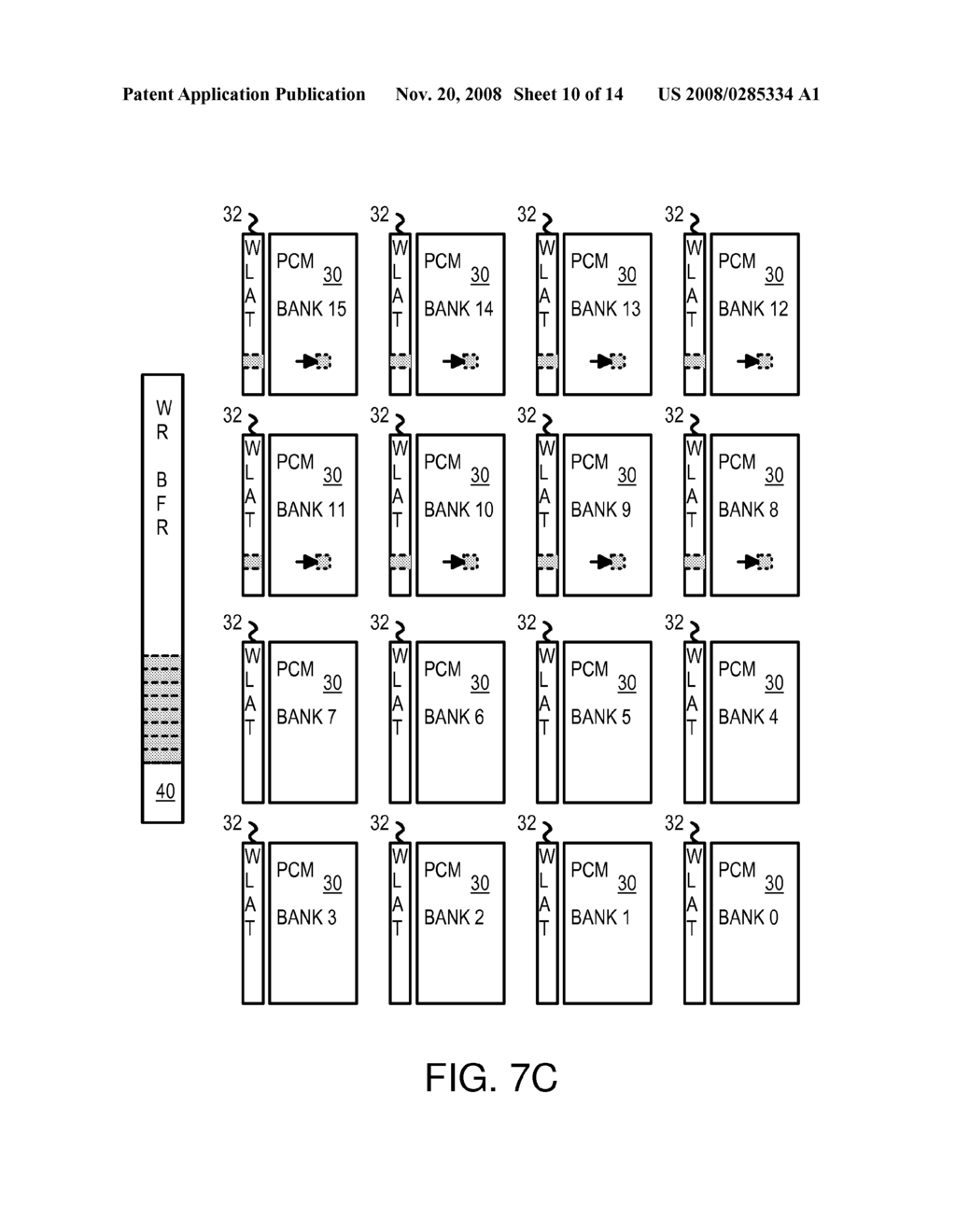 LOCAL BANK WRITE BUFFERS FOR ACCELERATING A PHASE-CHANGE MEMORY - diagram, schematic, and image 11