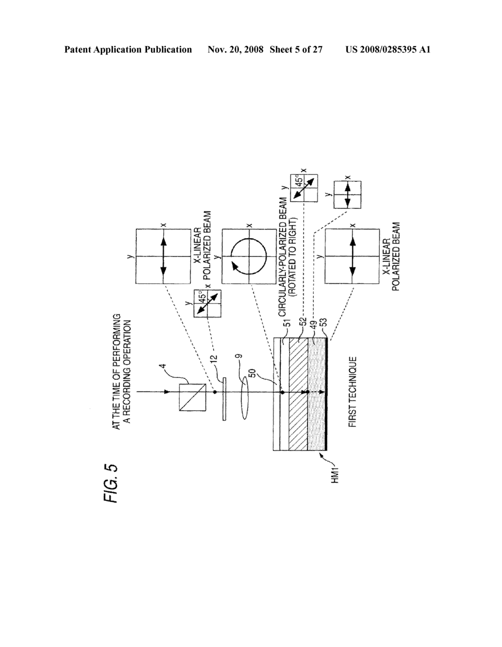 BEAM APPLYING METHOD, OPTICAL RECORDING MEDIUM, AND RECORDING AND REPRODUCING APPARATUS - diagram, schematic, and image 06