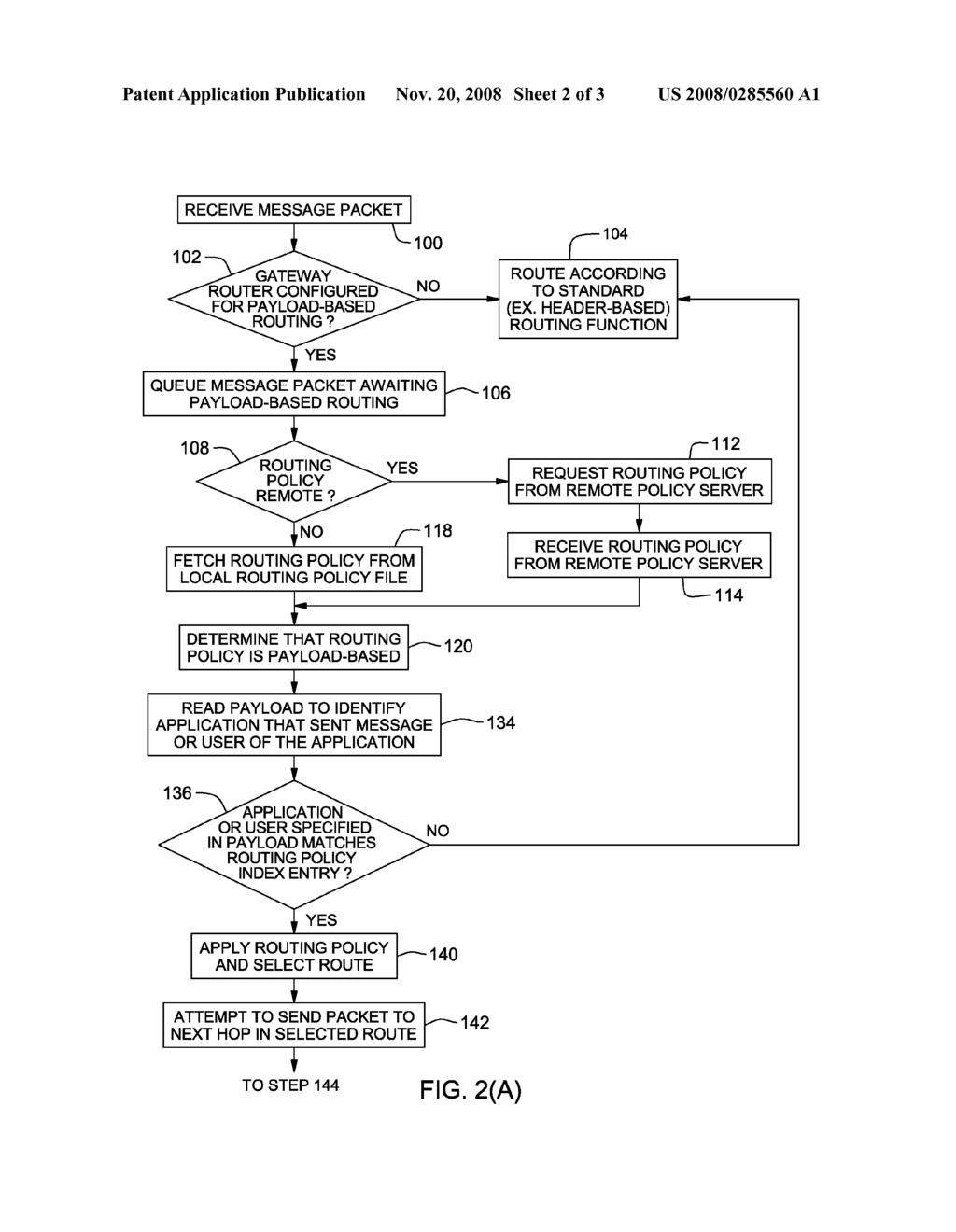 SYSTEM, METHOD AND PROGRAM FOR MAKING ROUTING DECISIONS - diagram, schematic, and image 03