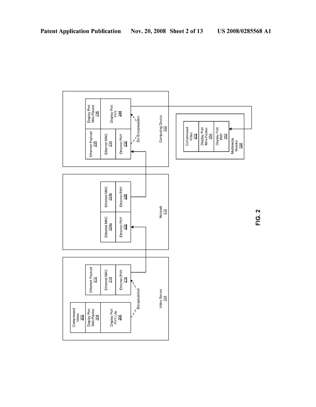 Method and System for Transforming Compressed Video Traffic to Network-Aware Ethernet Traffic with A/V Bridging Capabilities and A/V Bridging Extensions - diagram, schematic, and image 03