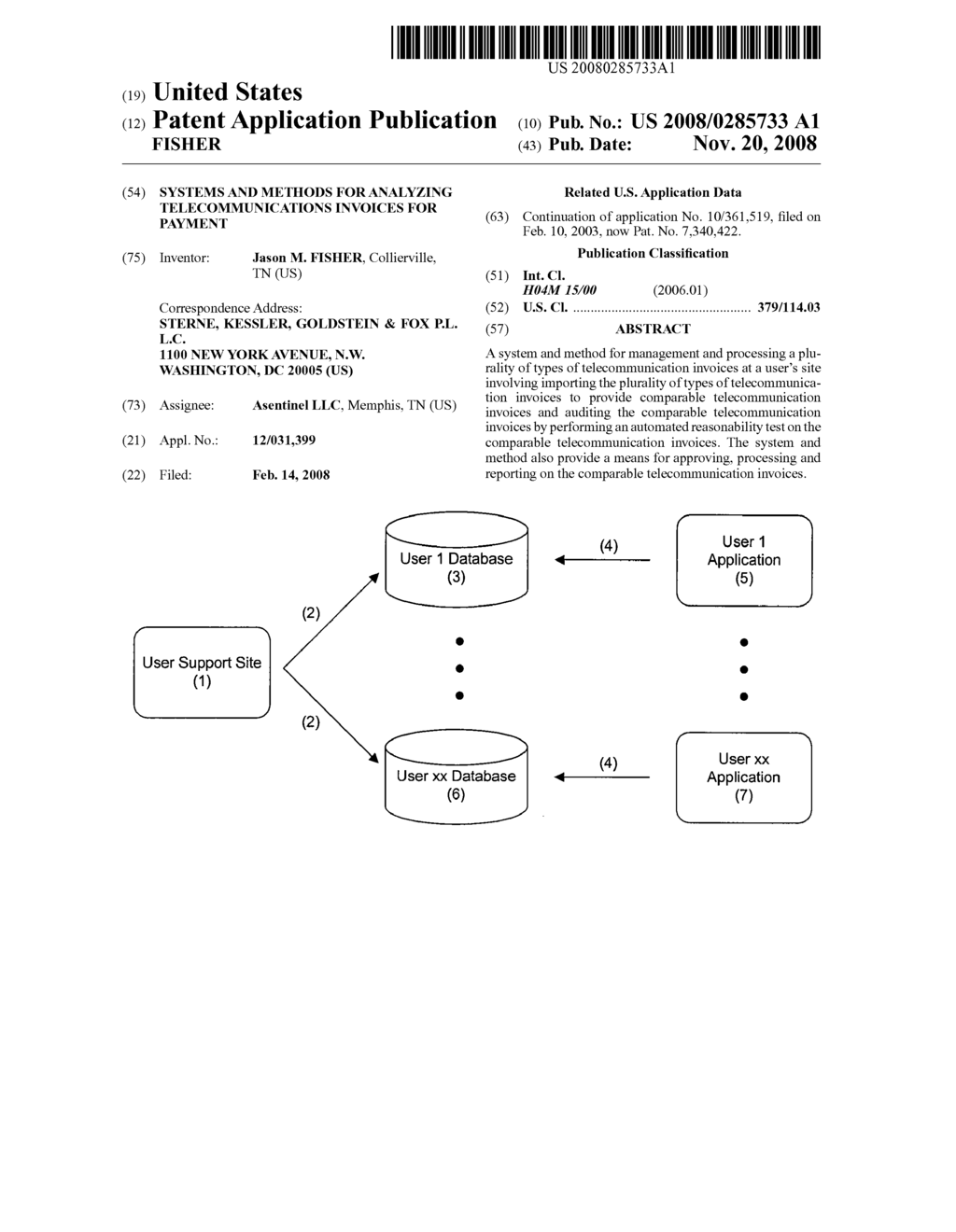 Systems and Methods for Analyzing Telecommunications Invoices for Payment - diagram, schematic, and image 01