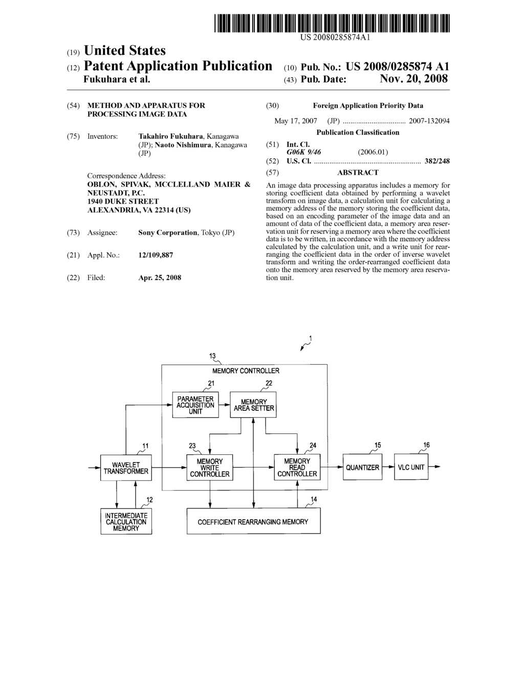 METHOD AND APPARATUS FOR PROCESSING IMAGE DATA - diagram, schematic, and image 01