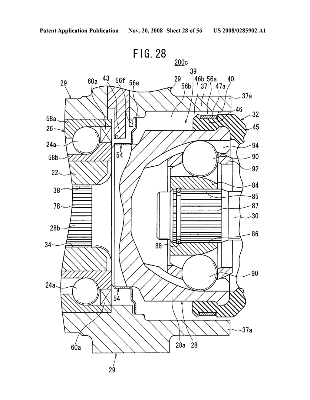 Bearing Device for Drive Wheel - diagram, schematic, and image 29