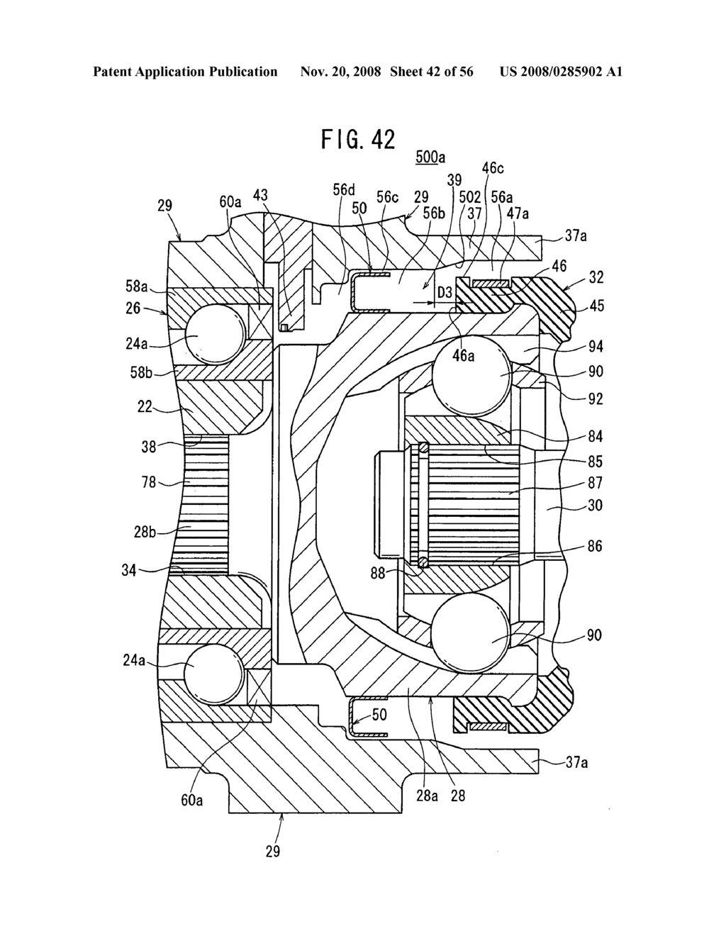 Bearing Device for Drive Wheel - diagram, schematic, and image 43