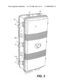 FIBER OPTIC SPLICE AND DISTRIBUTION ENCLOSURE diagram and image