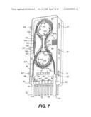 FIBER OPTIC SPLICE AND DISTRIBUTION ENCLOSURE diagram and image