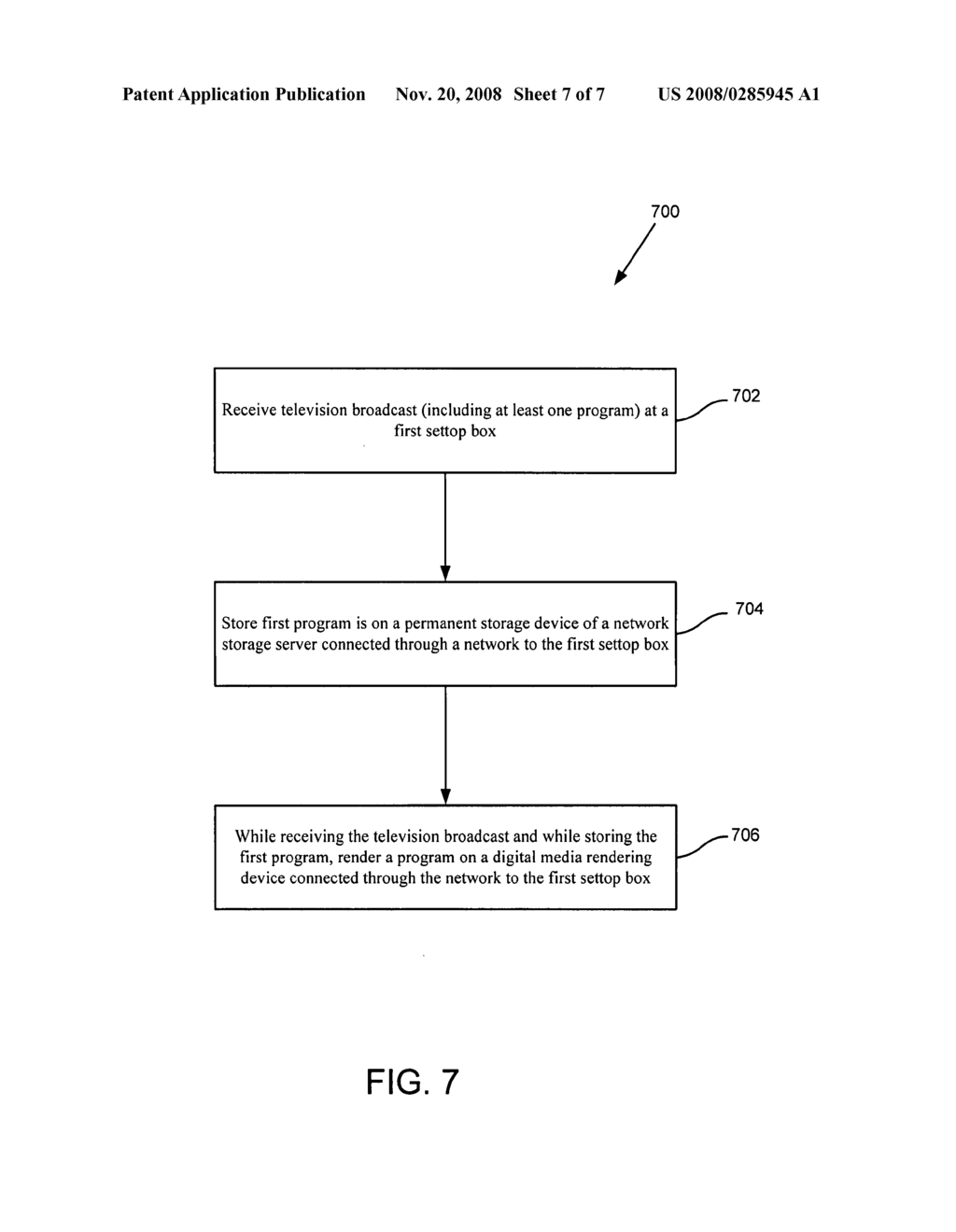 System and method for simultaneous network recording and playback of digital television programs - diagram, schematic, and image 08