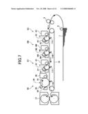 TITANYLPHTHALOCYANINE CRYSTAL AND METHOD OF PRODUCING THE TITANYLPHTHALOCYANINE CRYSTAL, AND ELECTROPHOTOGRAPHIC PHOTORECEPTOR, METHOD, APPARATUS AND PROCESS CARTRIDGE USING THE TITANYLPHTHALOCYANINE CRYSTAL diagram and image