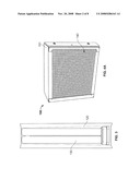 SYSTEM AND METHOD FOR PHOTOCATALYTIC OXIDATION AIR FILTRATION USING A SUBSTRATE WITH PHOTOCATALYST PARTICLES POWER COATED THEREON diagram and image