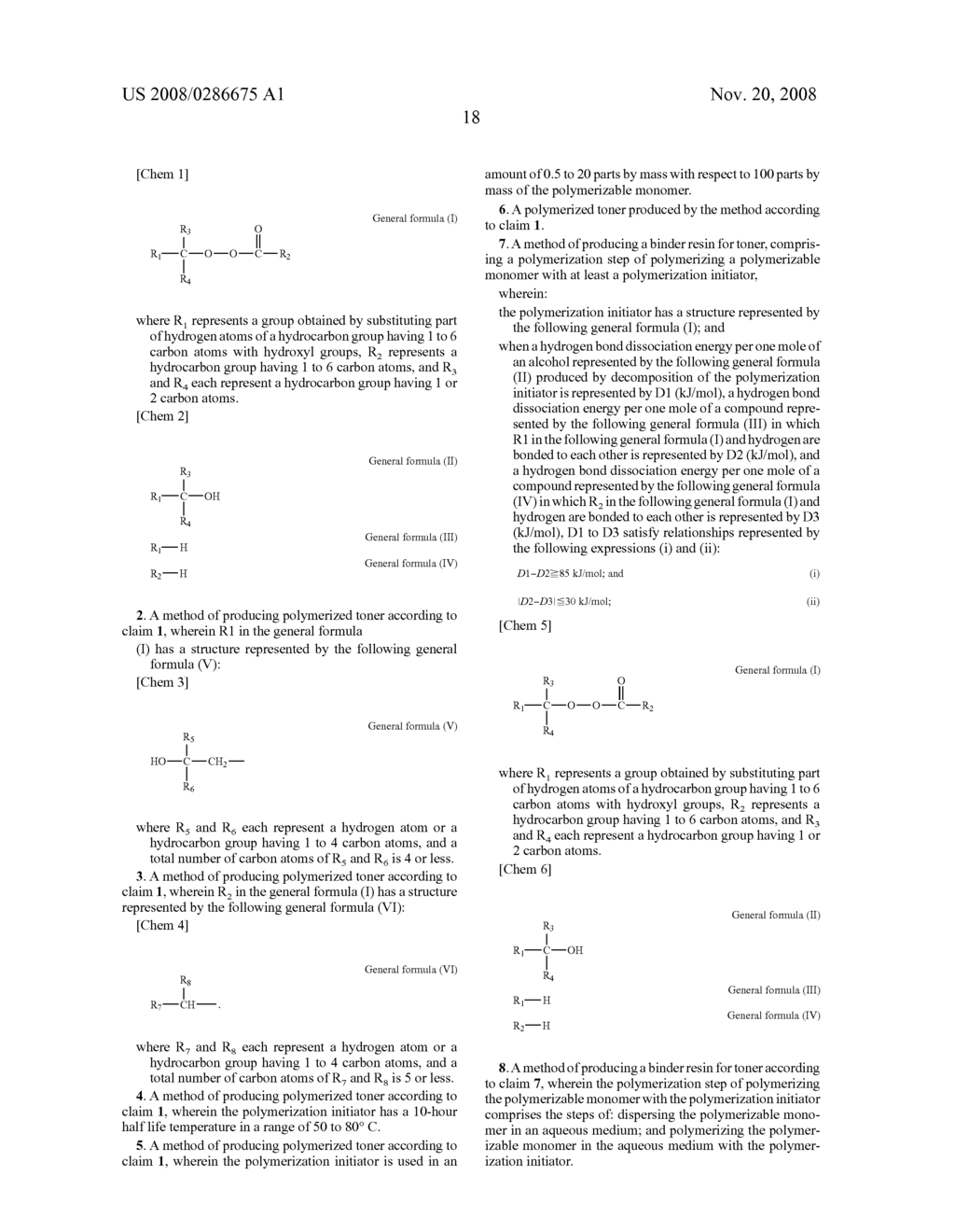 METHOD OF PRODUCING POLYMERIZED TONER, METHOD OF PRODUCING BINDER RESIN FOR TONER, AND TONER - diagram, schematic, and image 19