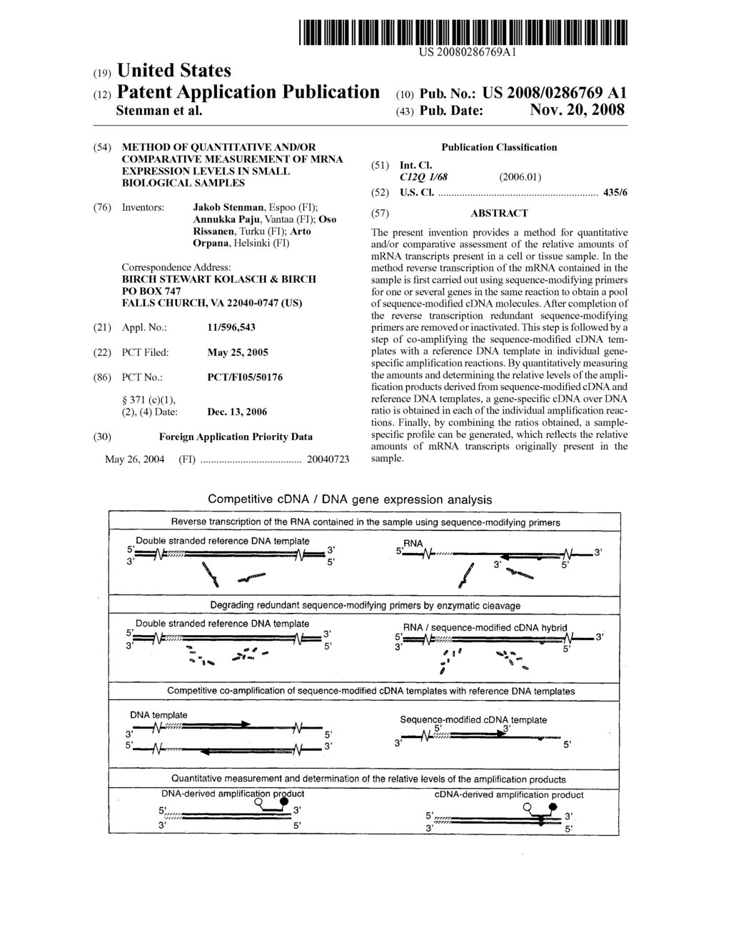 Method of Quantitative and/or Comparative Measurement of Mrna Expression Levels in Small Biological Samples - diagram, schematic, and image 01