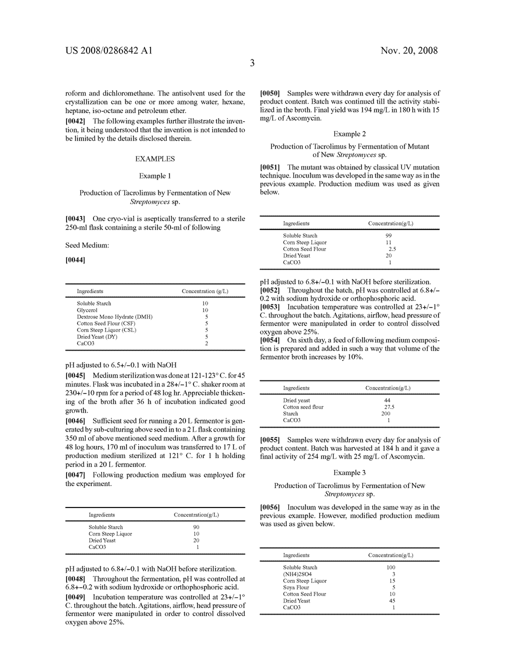 Process for the Production of Macrolides Using a Novel Strain, Streptomyces Sp. Bicc 7522 - diagram, schematic, and image 04