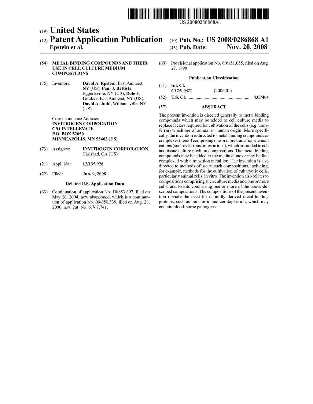 METAL BINDING COMPOUNDS AND THEIR USE IN CELL CULTURE MEDIUM COMPOSITIONS - diagram, schematic, and image 01