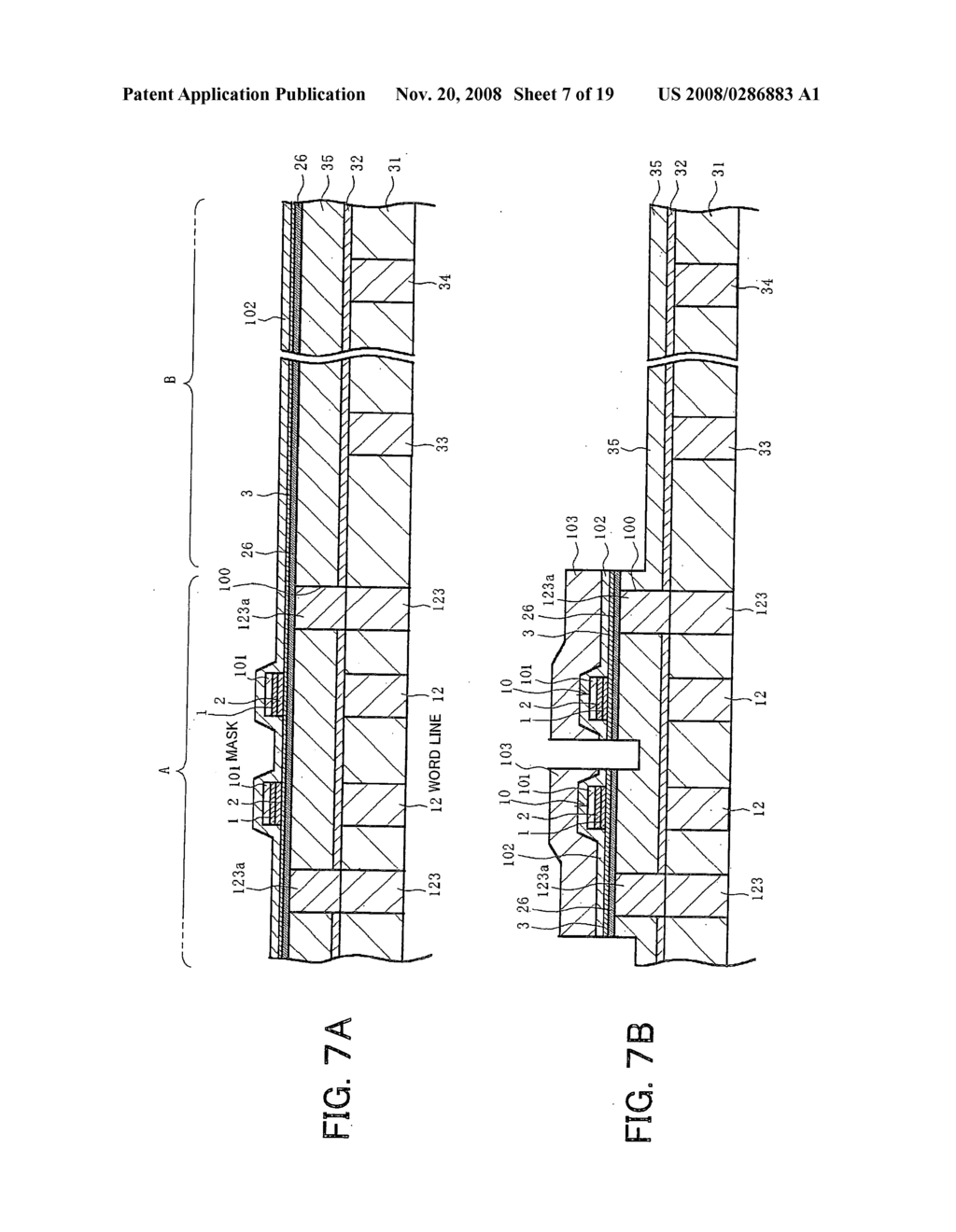 Dry etching method and production method of magnetic memory device - diagram, schematic, and image 08