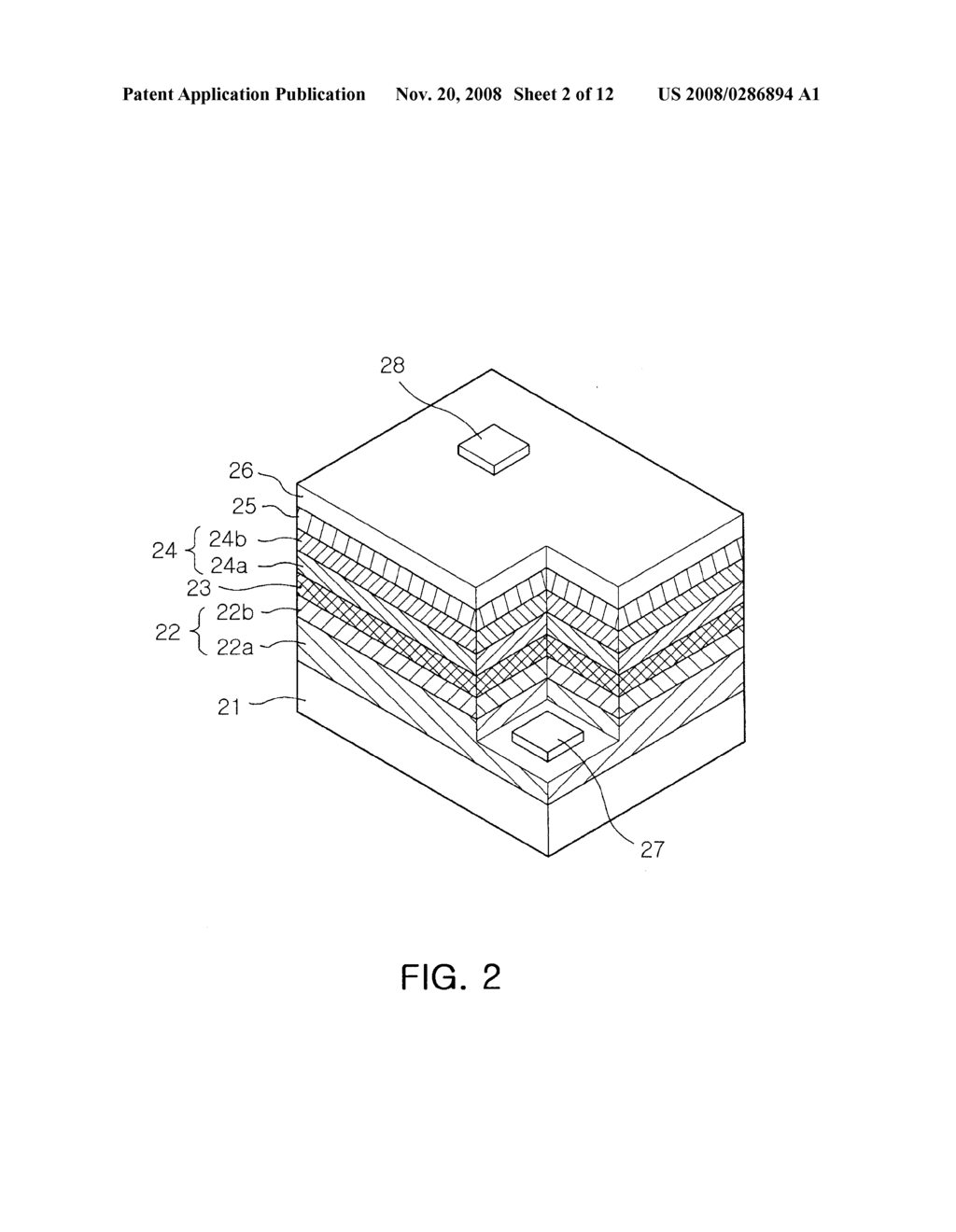 GALLIUM NITRIDE BASED SEMICONDUCTOR LIGHT EMITTING DIODE AND PROCESS FOR PREPARING THE SAME - diagram, schematic, and image 03