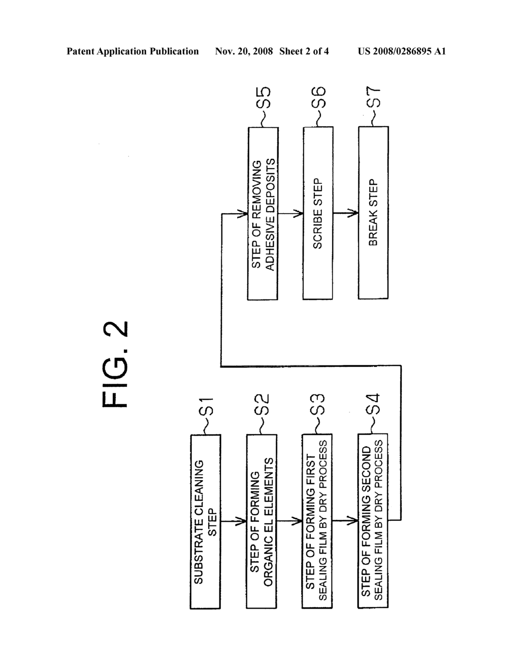 Method of manufacturing an organic device - diagram, schematic, and image 03