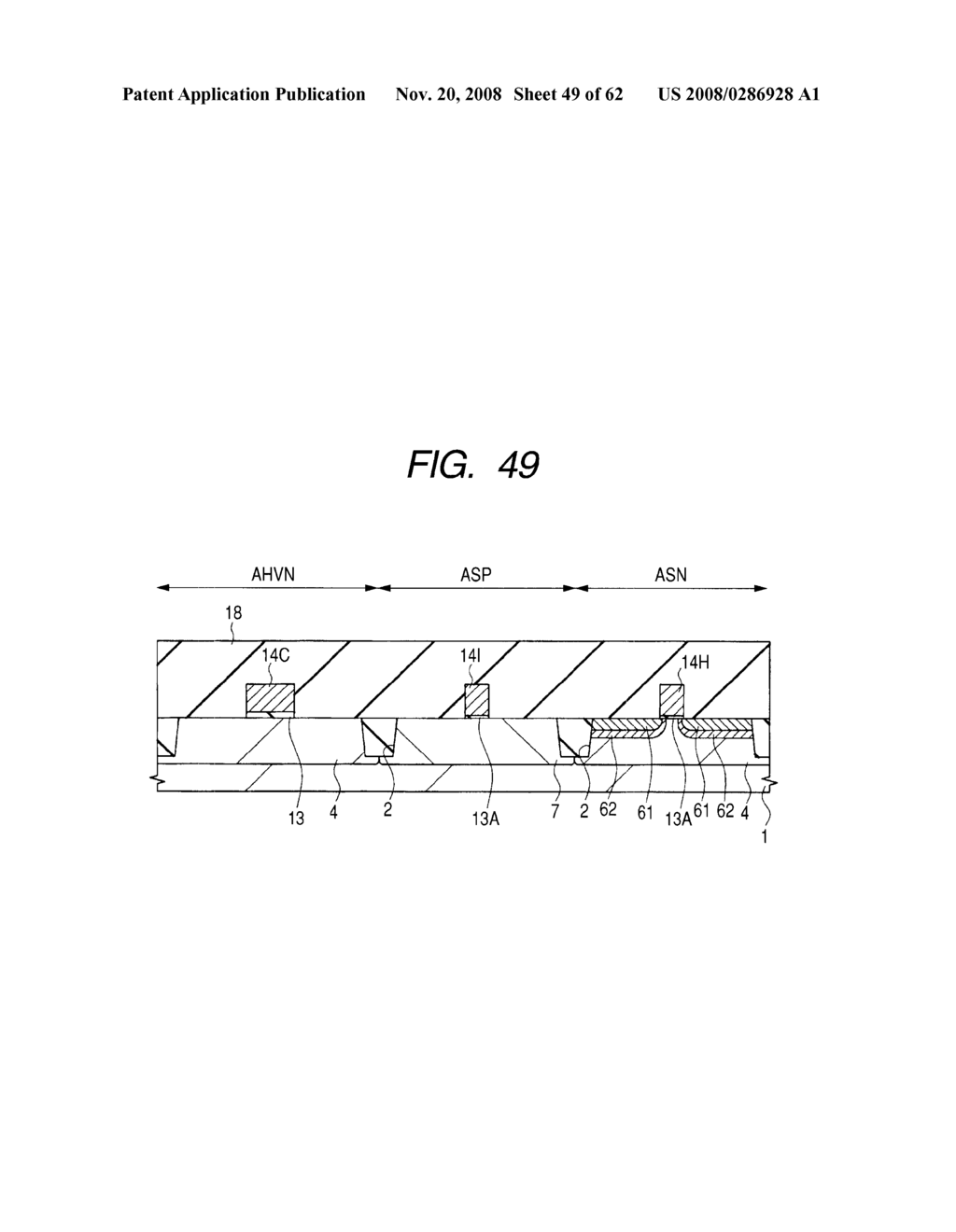  METHOD OF MANUFACTURING A SEMICONDUCTOR INTEGRATED CIRCUIT DEVICE - diagram, schematic, and image 50