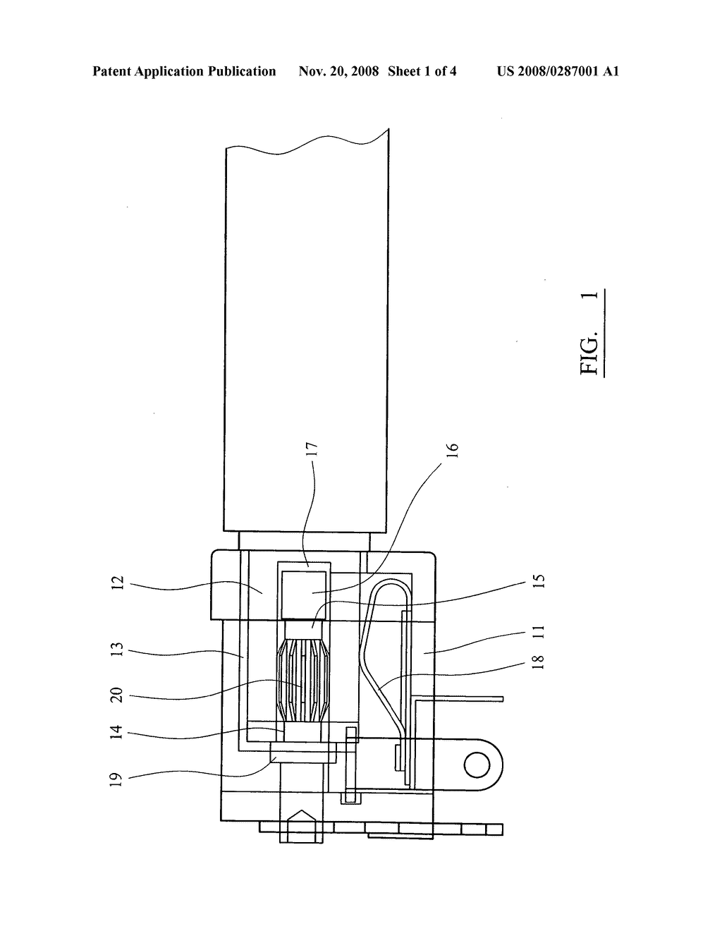 DC plug connector - diagram, schematic, and image 02