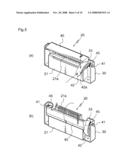 CONNECTOR COVER STRUCTURE OF BILL STORAGE BOX diagram and image